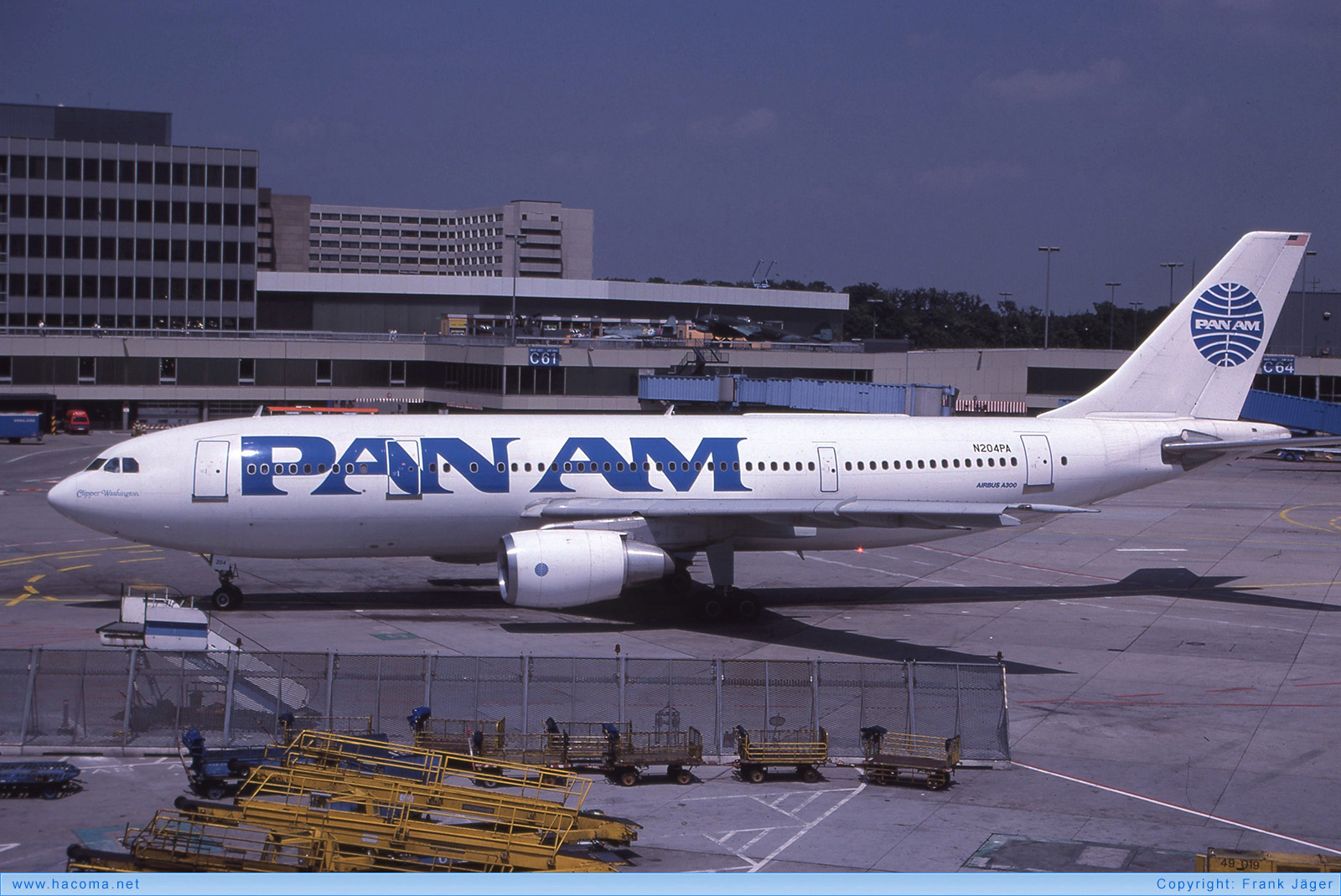 Photo of N204PA - Pan Am Clipper Washington / Costa Rica - Frankfurt International Airport