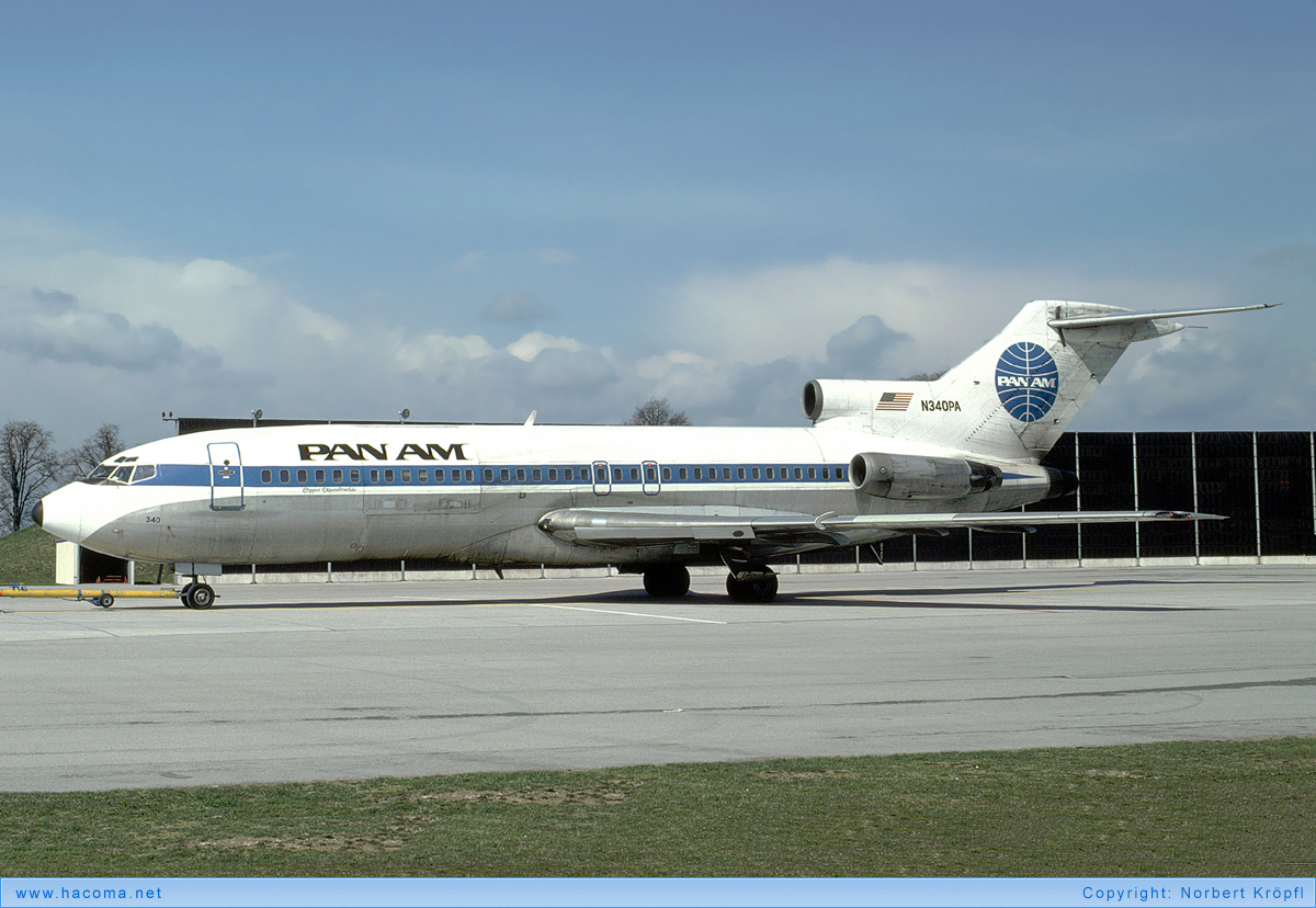 Foto von N340PA - Pan Am Clipper Talisman / Koeln-Bonn / Golden Age / Berliner Luft / Duesen­droschke - Flughafen München-Riem - 04.1980