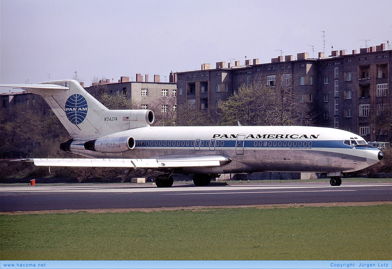 Photo of N342PA - Pan Am Clipper Golden Age / Koeln-Bonn / Talisman / Berliner Baer - Berlin Tempelhof Airport - 1970