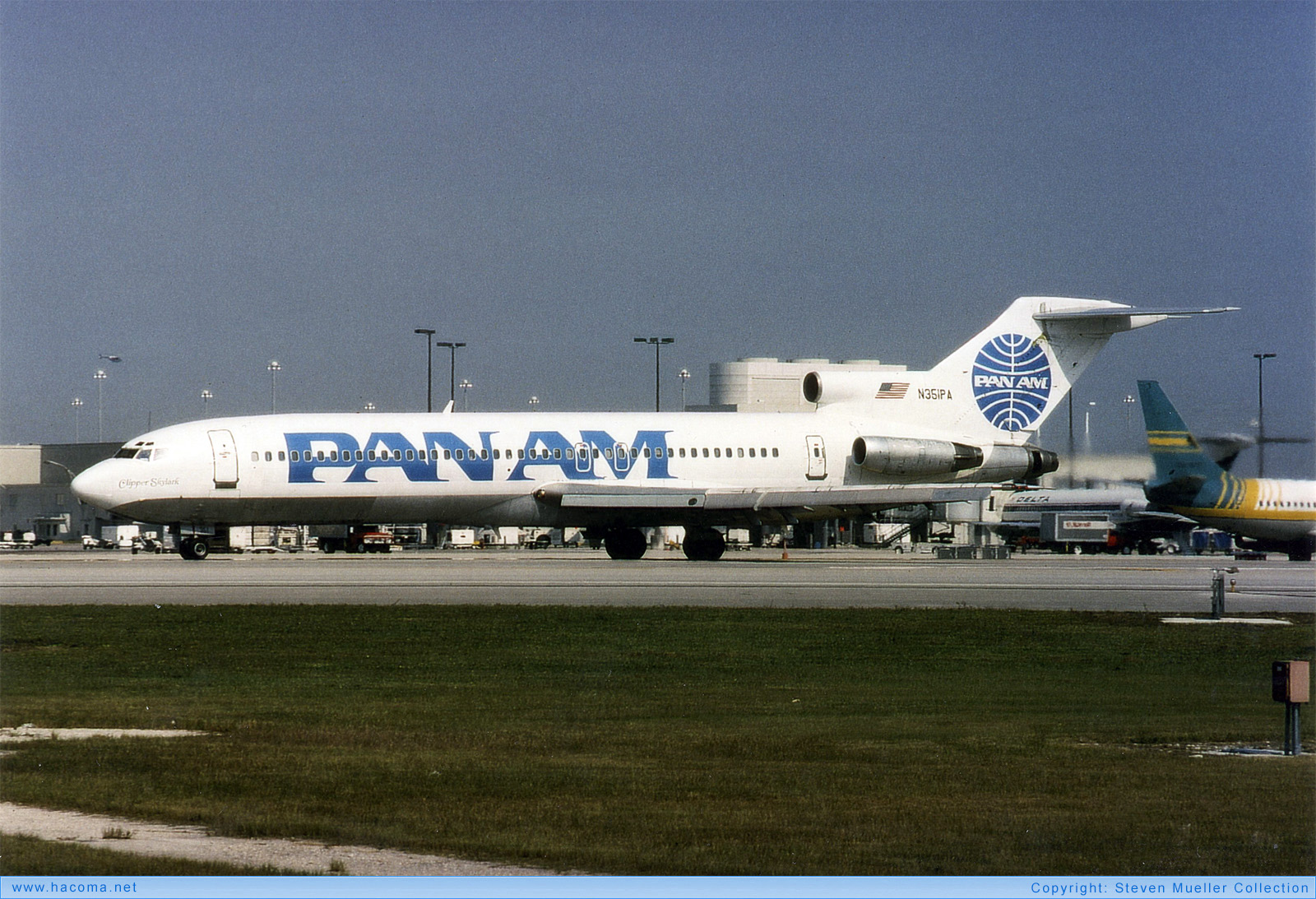 Photo of N351PA - Pan Am Clipper Unity / Skylark - Miami International Airport - 1991