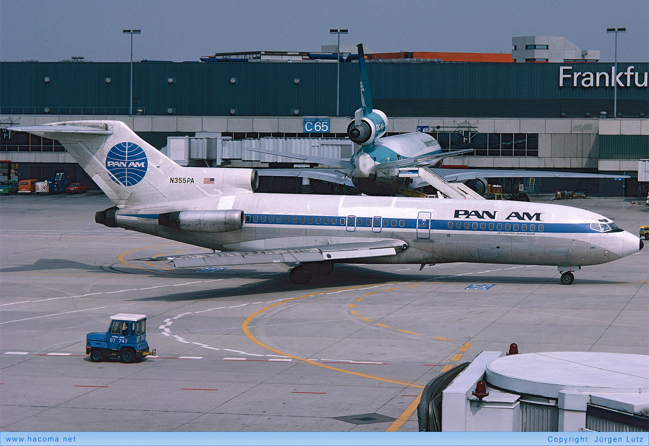 Photo of N355PA - Pan Am Clipper Andrew Jackson / Nuremberg / DeSoto / Dufte Biene / Bermuda / Archer - Frankfurt International Airport - 1977