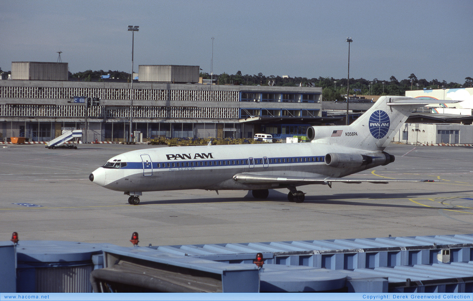 Foto von N356PA - Pan Am Clipper Belle of the Sky / Berliner Baer - Flughafen Frankfurt am Main - 13.06.1983