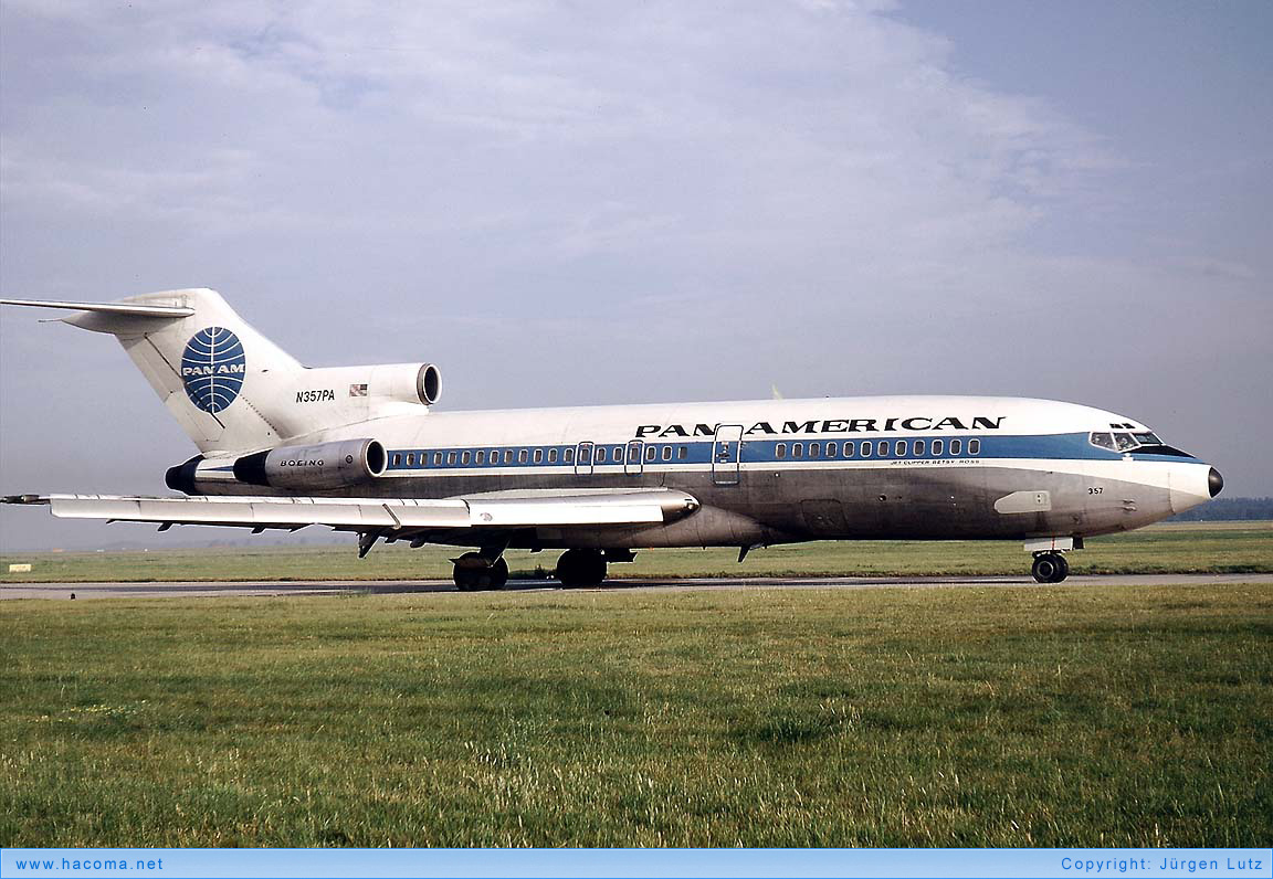 Photo of N357PA - Pan Am Clipper Betsy Ross / Hannover / Ponce de Leon / Langer Lulatsch / Berolina / Yankee - Hanover Airport - 1970