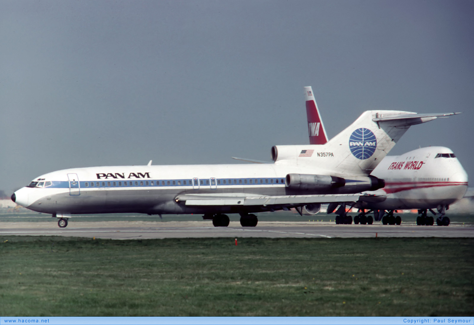 Photo of N357PA - Pan Am Clipper Betsy Ross / Hannover / Ponce de Leon / Langer Lulatsch / Berolina / Yankee - London Heathrow Airport - Apr 7, 1980