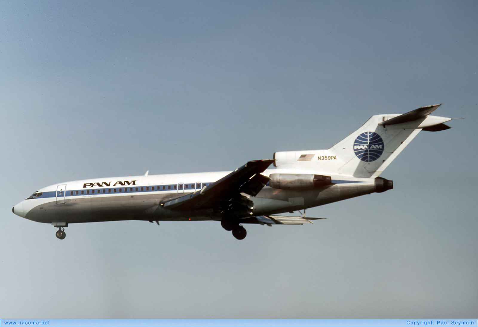 Foto von N359PA - Pan Am Clipper Unity / Hamburg / Orpheus / Spreeathen / Sausewind - London Heathrow Airport - 04.04.1980