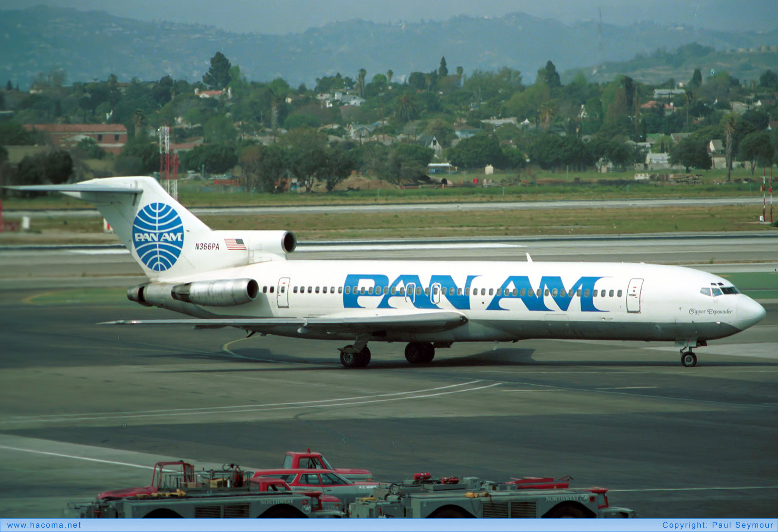 Photo of N366PA - Pan Am Clipper Expounder - Los Angeles International Airport - Apr 25, 1991