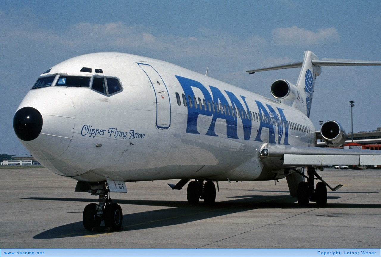 Foto von N374PA - Pan Am Clipper Flying Arrow - Flughafen Berlin-Tegel - 1985