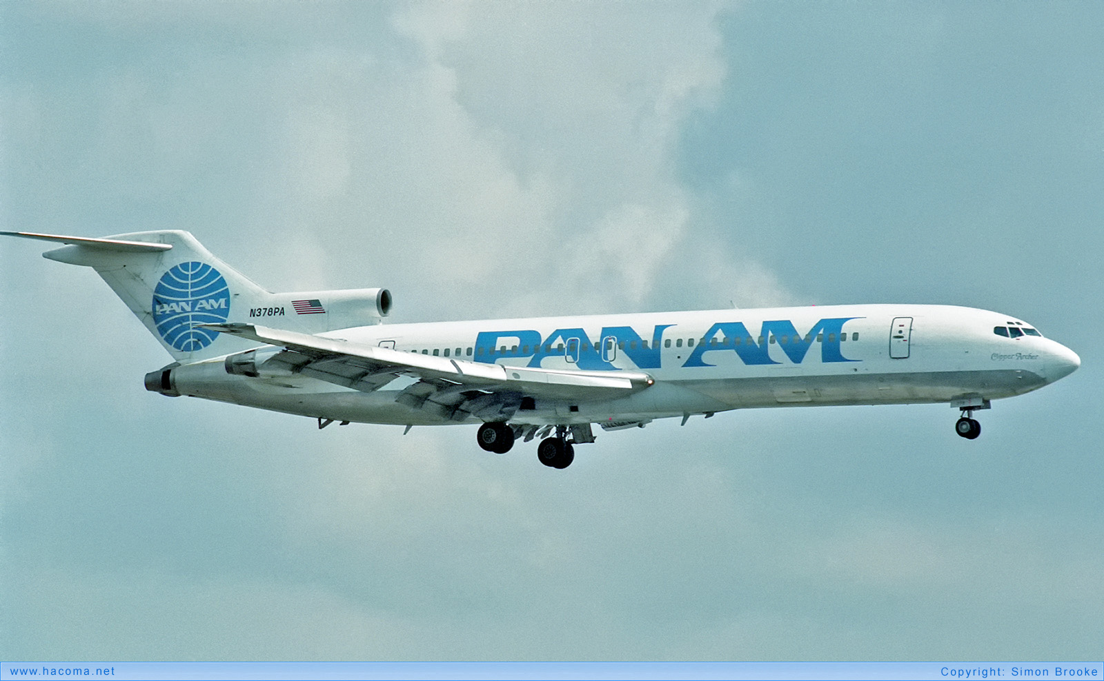 Photo of N378PA - Pan Am Clipper Archer - Miami International Airport - May 27, 1991