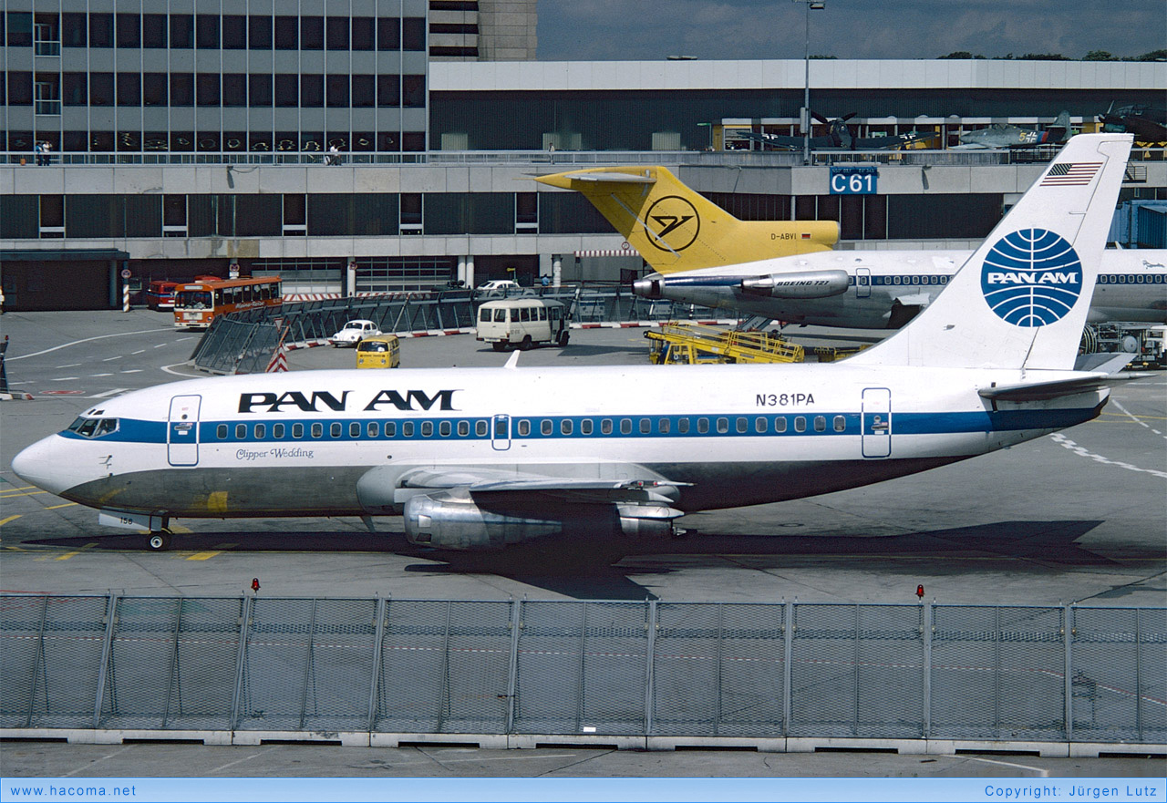 Photo of N381PA - Pan Am Clipper Wedding - Frankfurt International Airport - 1985