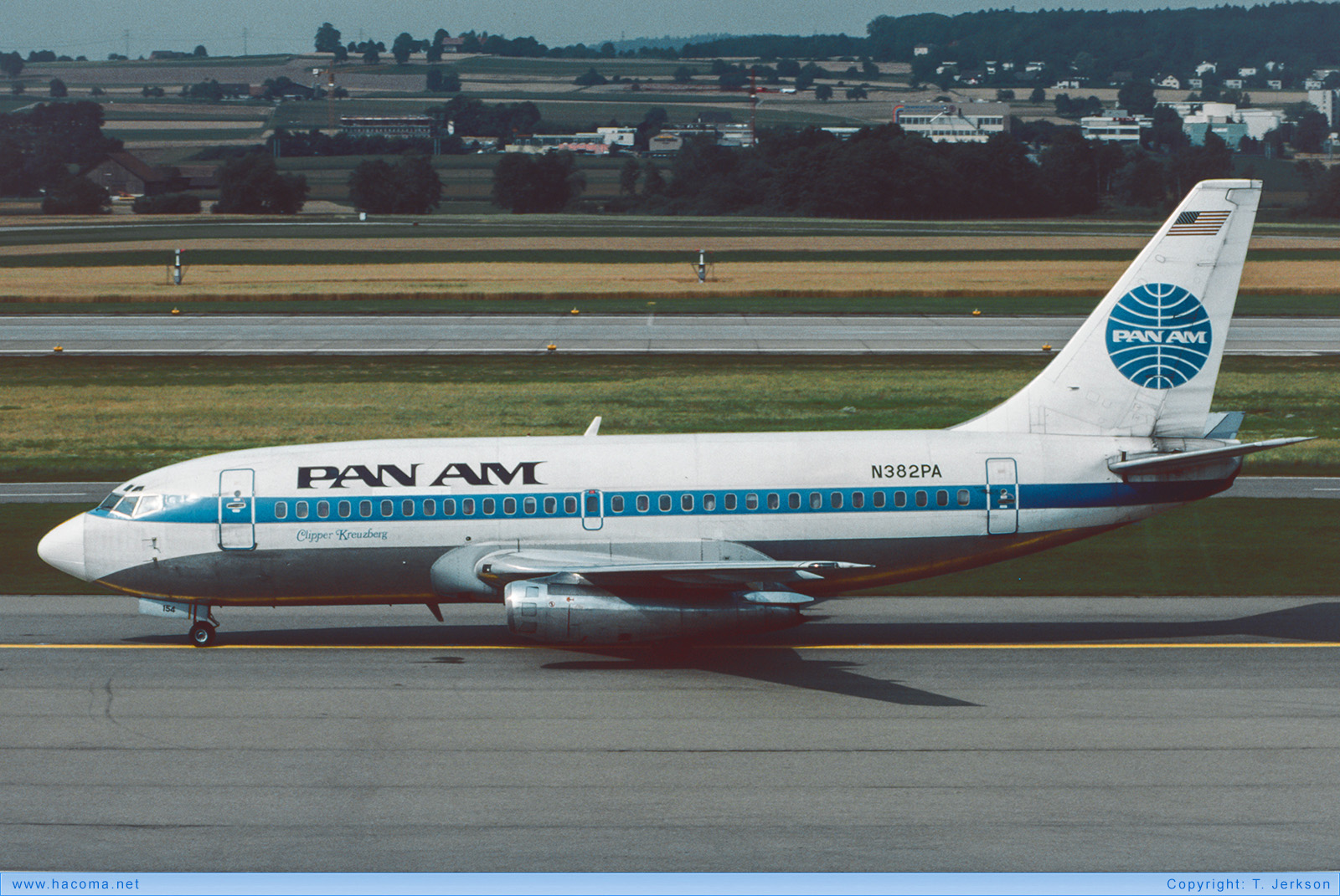 Foto von N382PA - Pan Am Clipper Kreuzberg - Flughafen Zürich - 1985