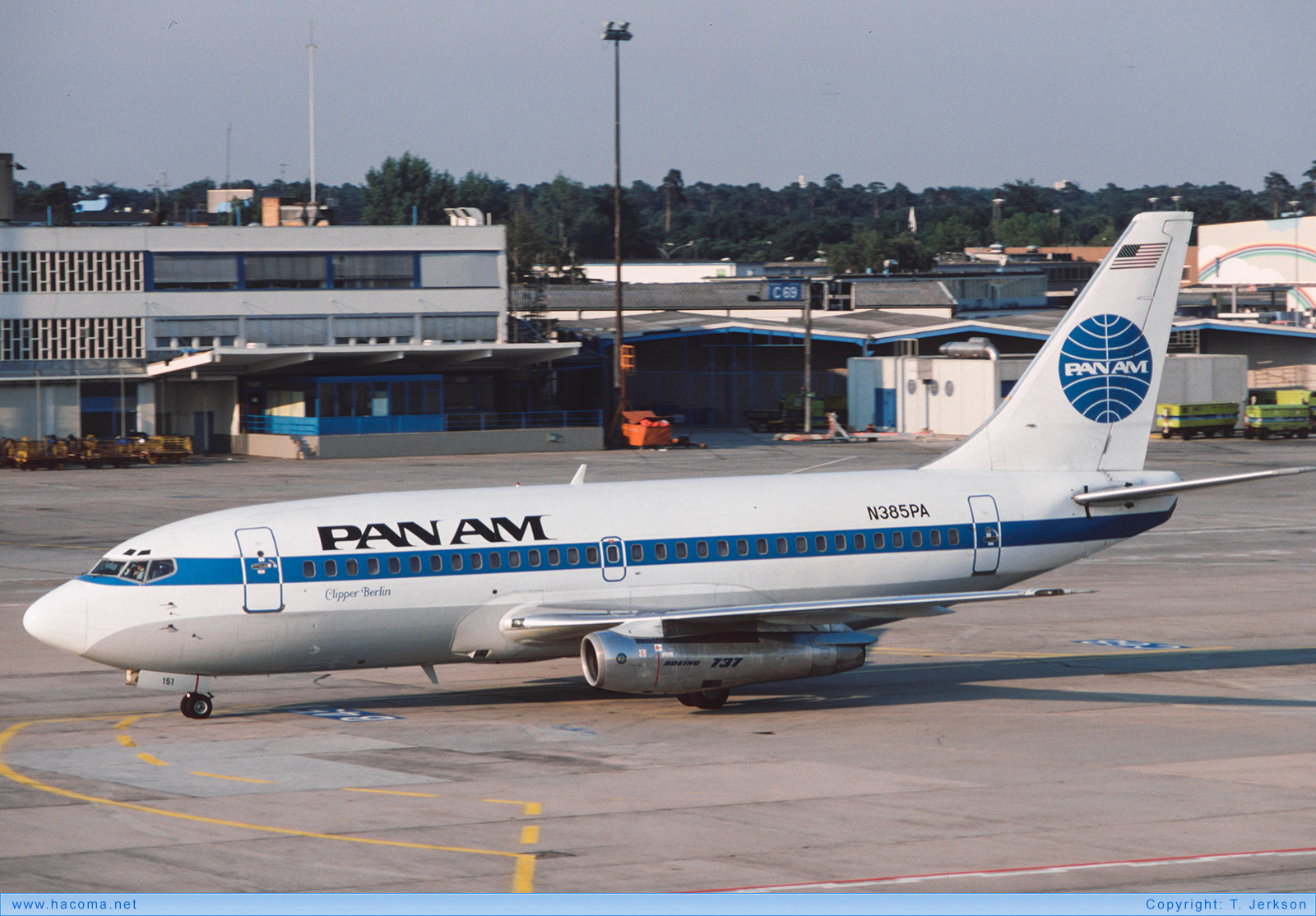Photo of N385PA - Pan Am Clipper Berlin - Frankfurt International Airport - 1985