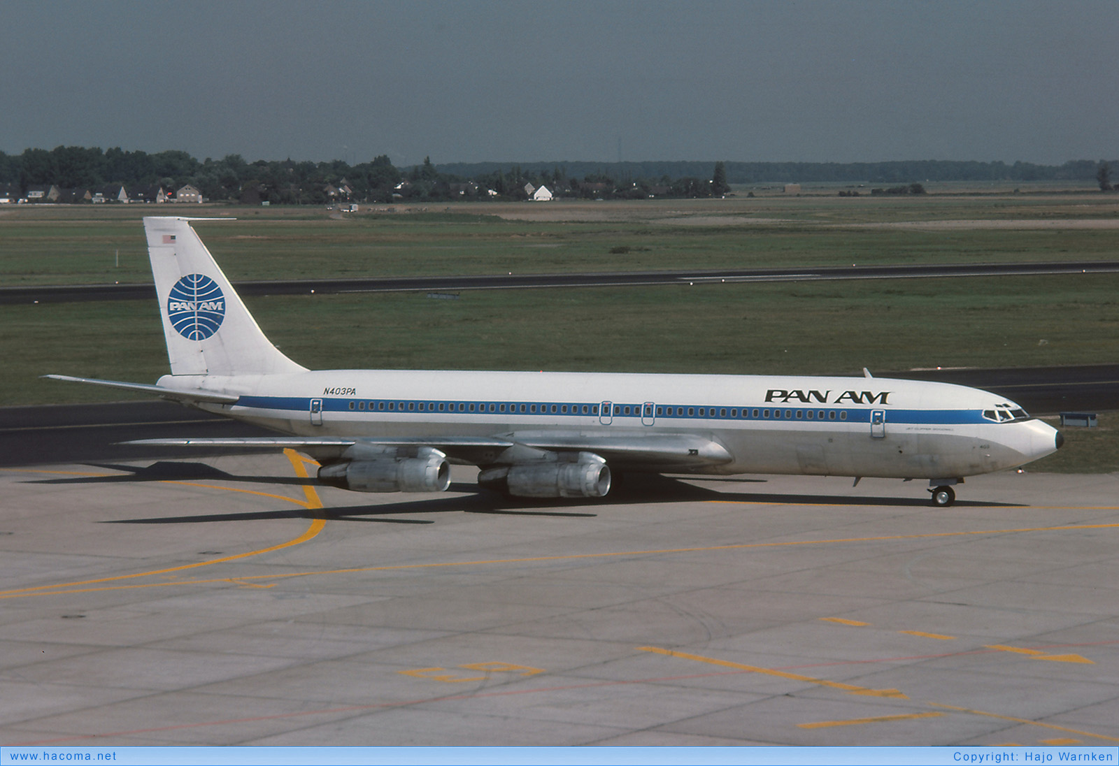 Photo of N403PA - Pan Am Clipper Goodwill - Dusseldorf Airport - Sep 1976