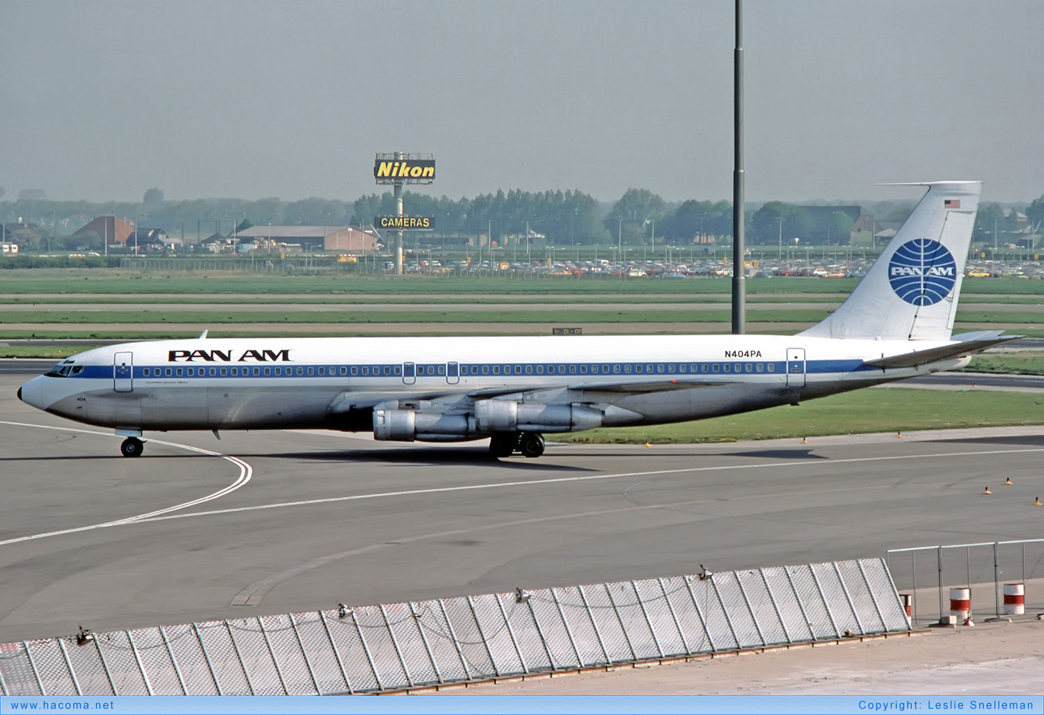 Photo of N404PA - Pan Am Clipper Seven Seas - Amsterdam Airport Schiphol - May 18, 1977