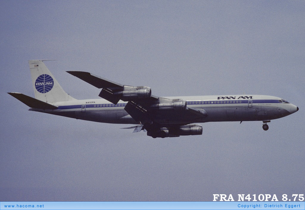 Foto von N410PA - Pan Am Clipper Argonaut - Flughafen Frankfurt am Main - 08.1975