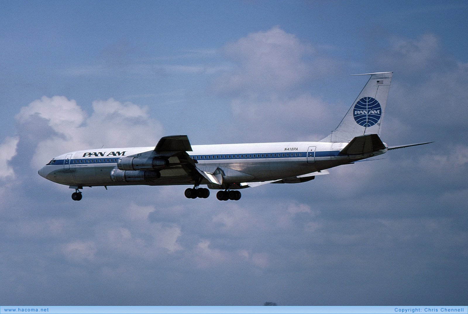 Photo of N418PA - Pan Am Clipper Yankee Ranger - RAF Mildenhall - May 25, 1979