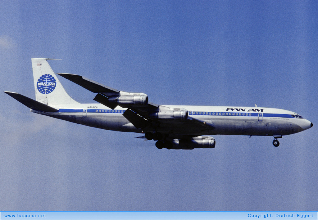 Foto von N419PA - Pan Am Clipper Gem of the Skies - Flughafen Frankfurt am Main - 07.1976