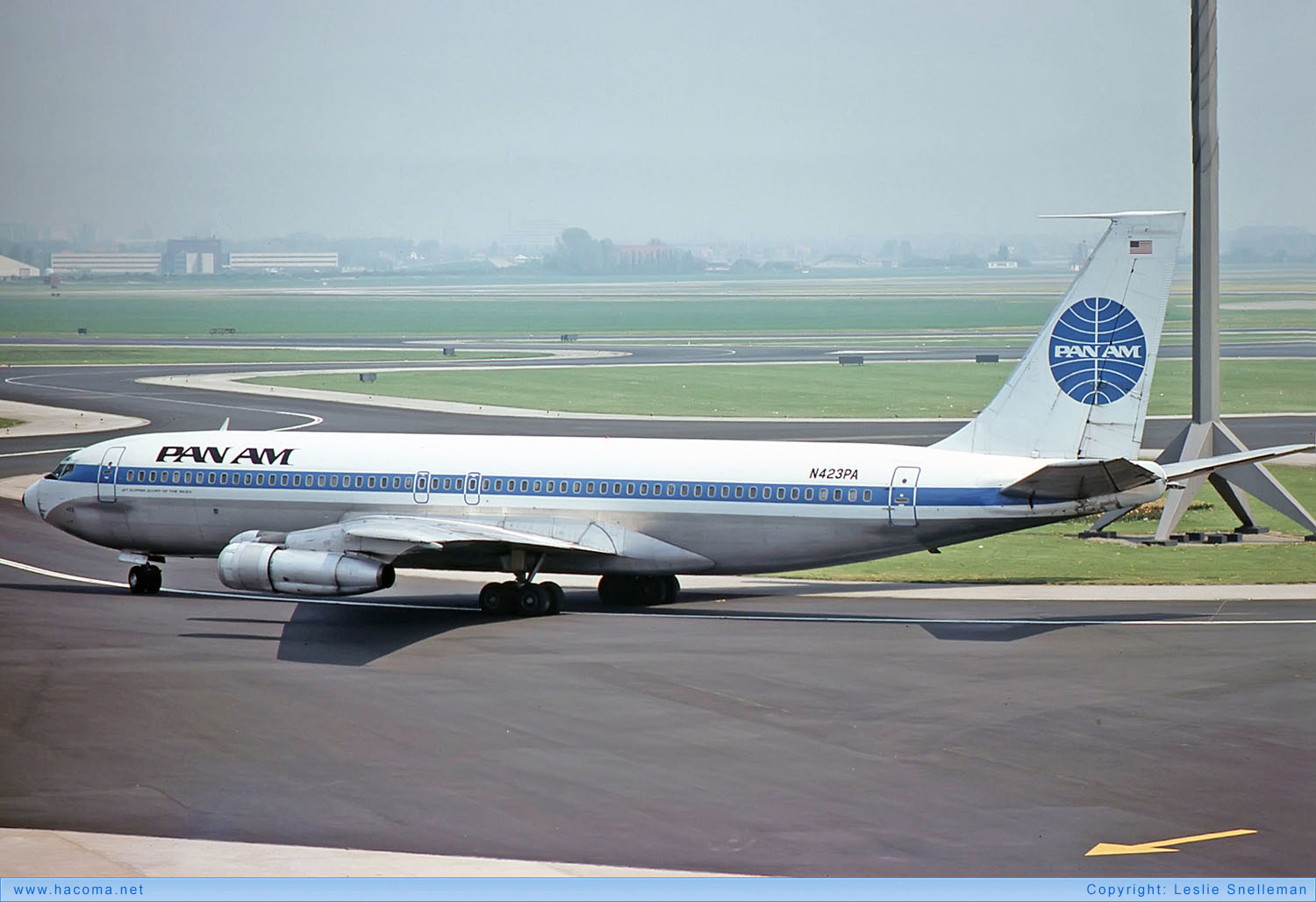 Photo of N423PA - Pan Am Clipper Glory of the Skies - Amsterdam Airport Schiphol - May 8, 1976