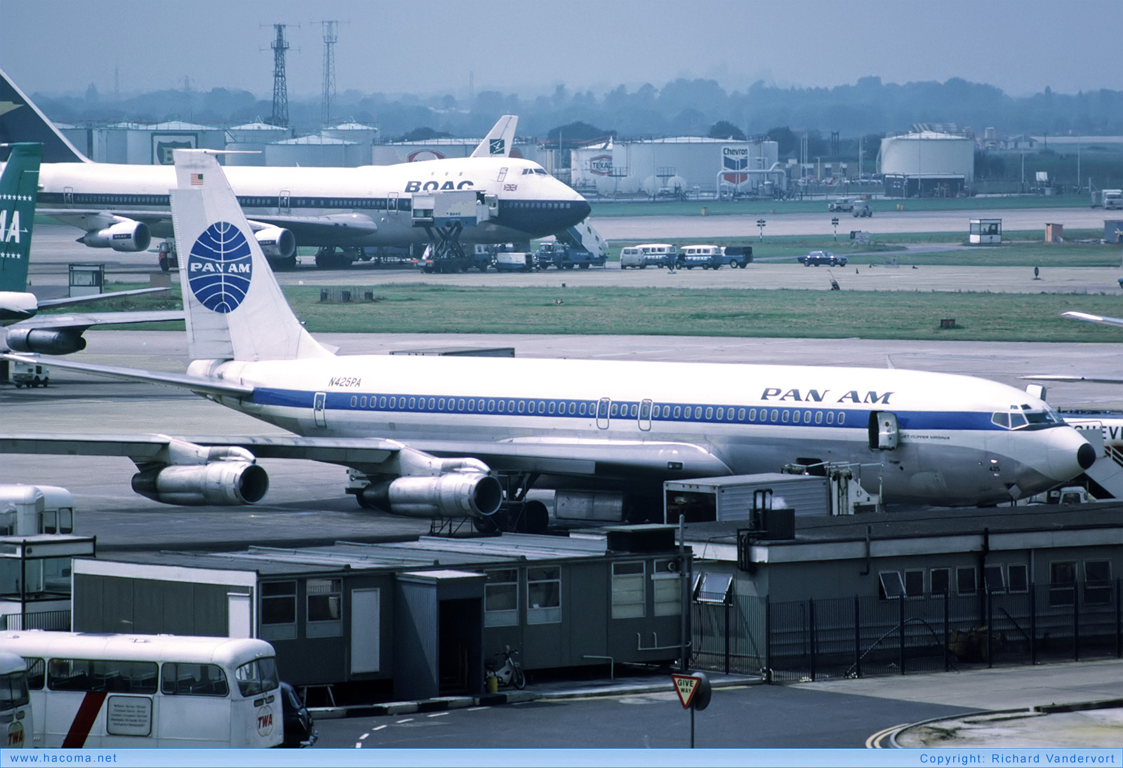 Photo of N425PA - Pan Am Clipper Virginia - London Heathrow Airport - Aug 1972