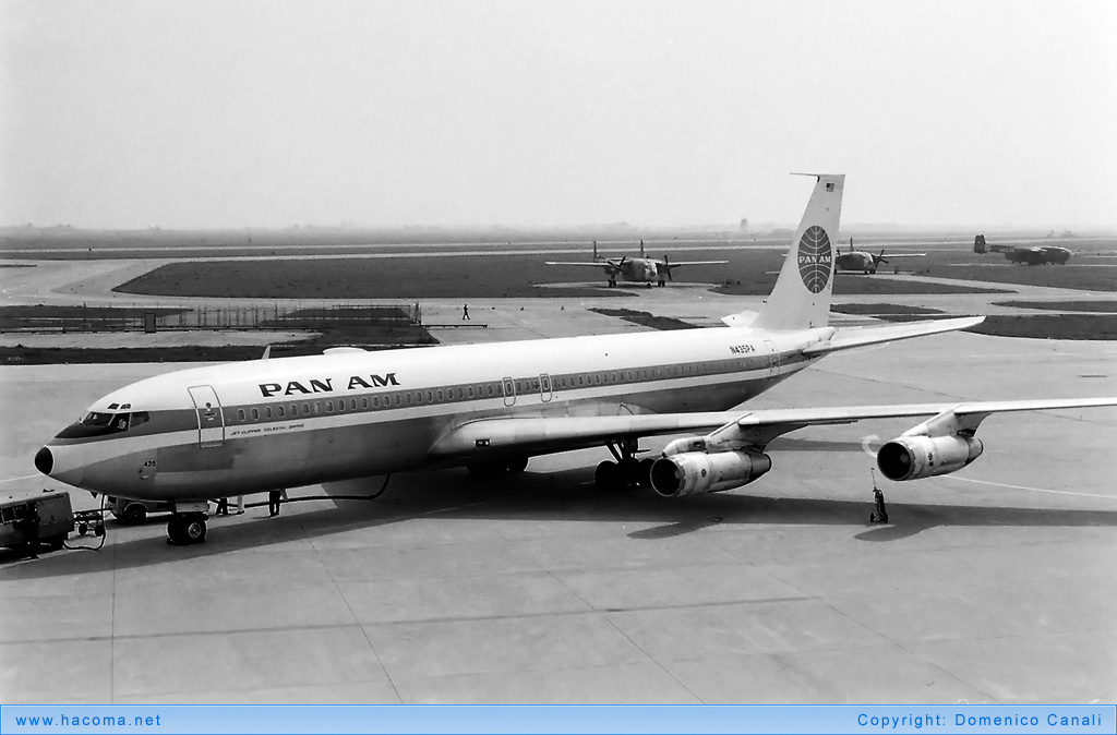 Photo of N435PA - Pan Am Clipper Celestial Empire - Pisa International Airport - Jul 25, 1972