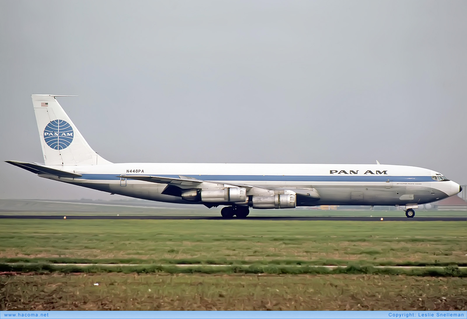 Photo of N448PA - Pan Am Clipper Pacific Raider - Amsterdam Airport Schiphol - Jul 9, 1976