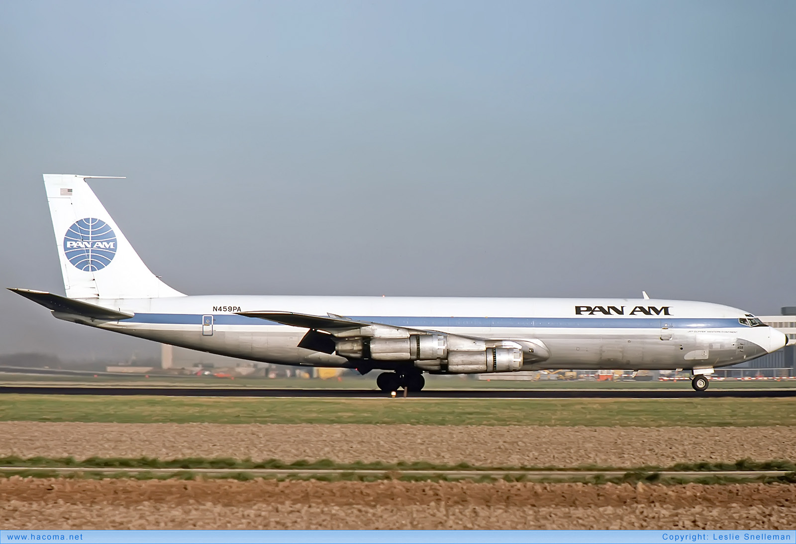 Photo of N459PA - Pan Am Clipper Western Continent - Amsterdam Airport Schiphol - Apr 16, 1976