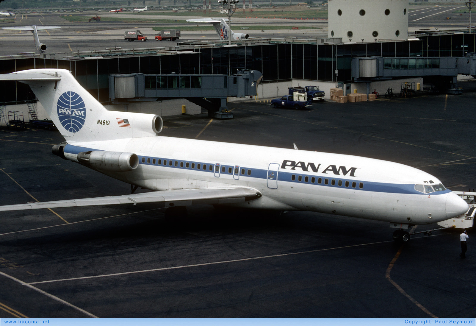Foto von N4619 - Pan Am Clipper Roman - LaGuardia Airport - 11.08.1980