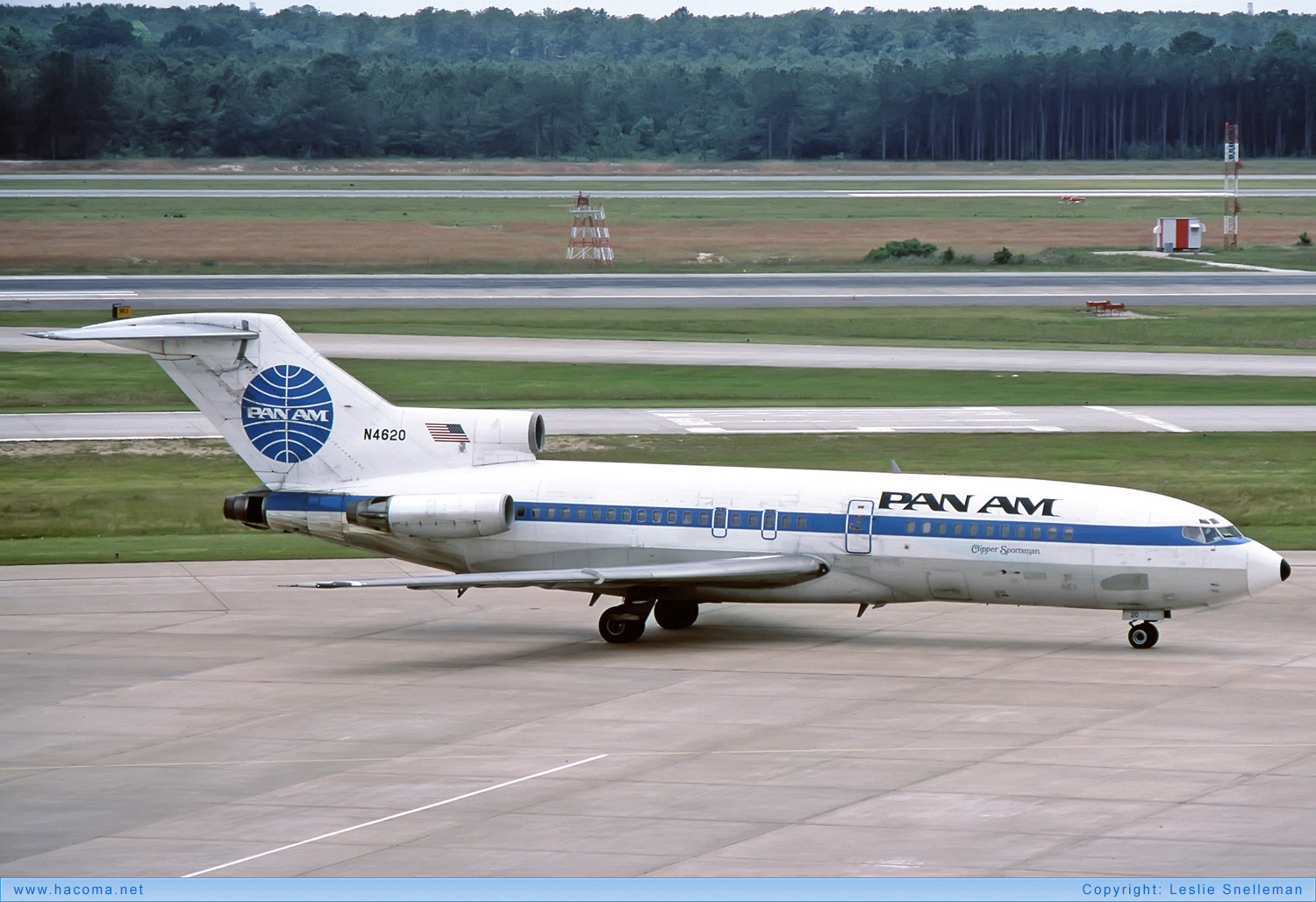 Photo of N4620 - Pan Am Clipper Sportsman - Houston Intercontinental Airport - May 14, 1982