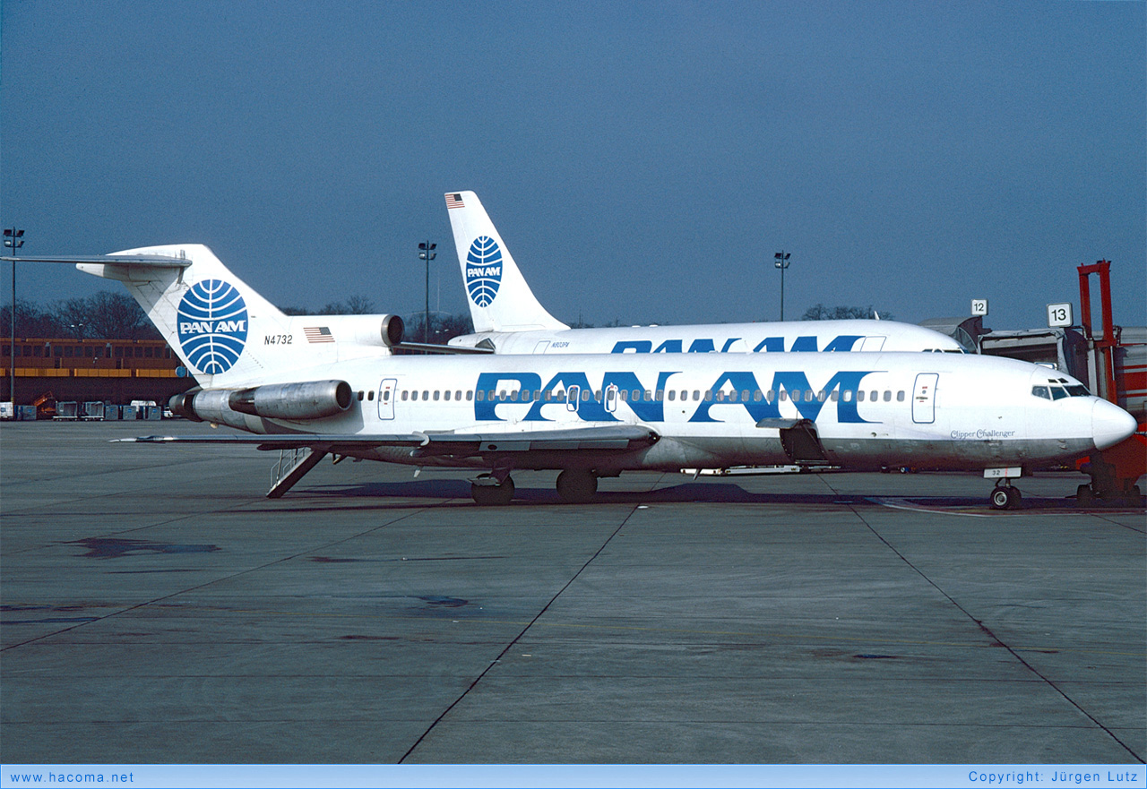 Photo of N4732 - Pan Am Clipper Challenger - Berlin-Tegel Airport - 1991