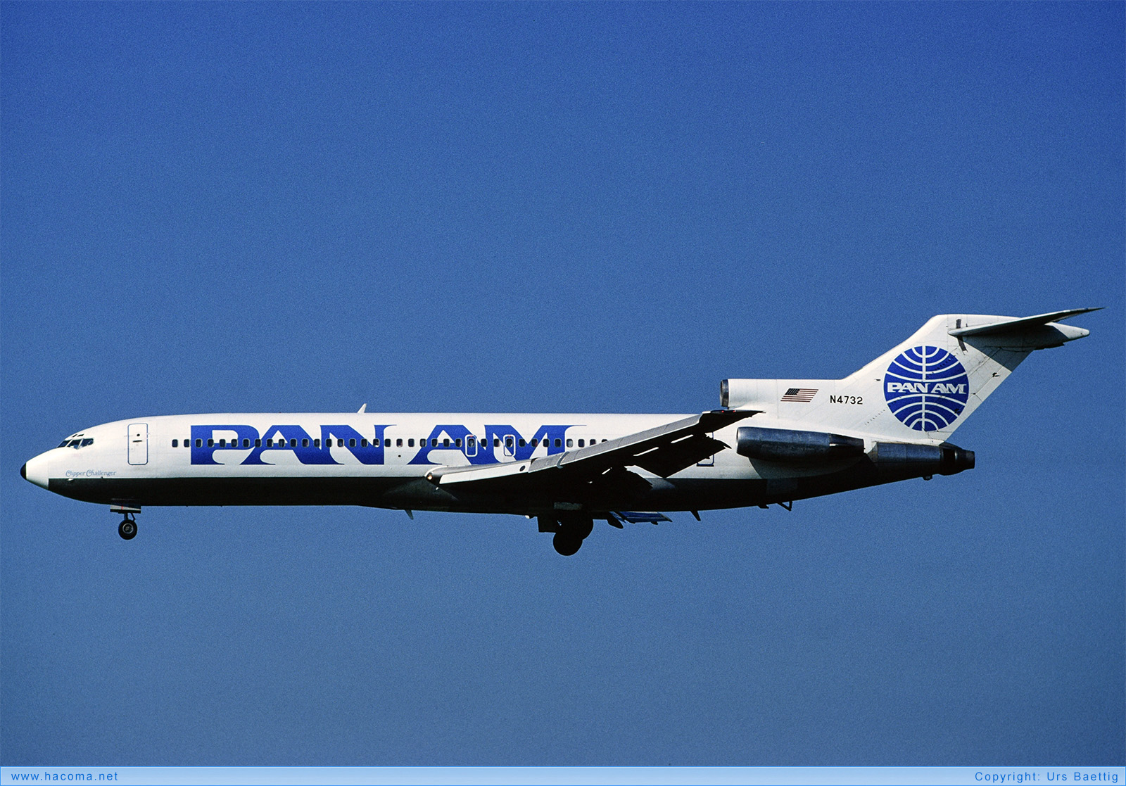 Photo of N4732 - Pan Am Clipper Challenger - Zurich International Airport - 1989