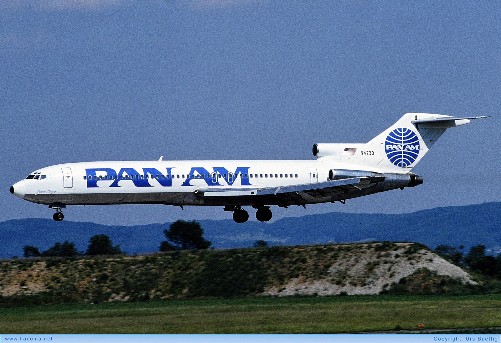 Photo of N4733 - Pan Am Clipper Charger - Basel Airport - 1990
