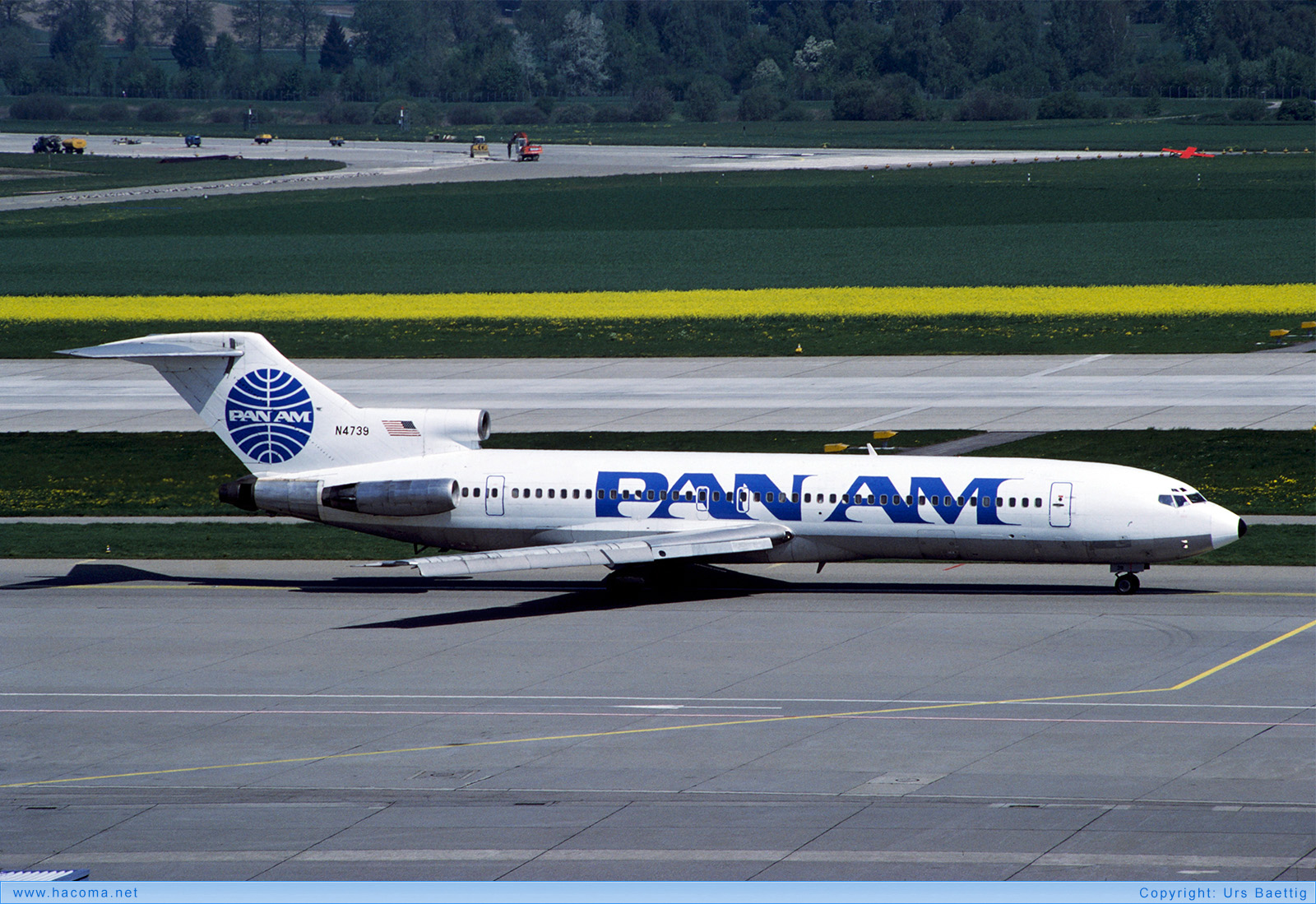 Foto von N4739 - Pan Am Clipper Electric Spark - Flughafen Zürich - 1987