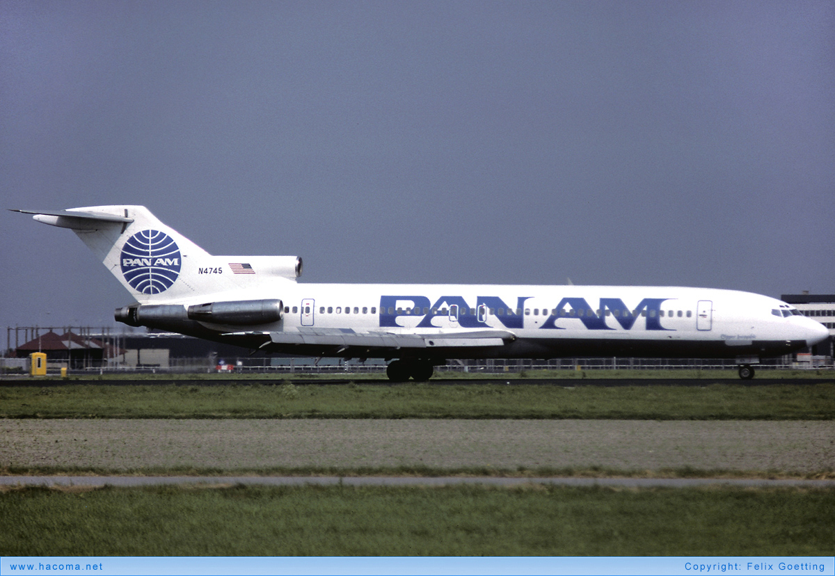 Photo of N4745 - Pan Am Clipper Invincible - Amsterdam Airport Schiphol - May 21, 1989