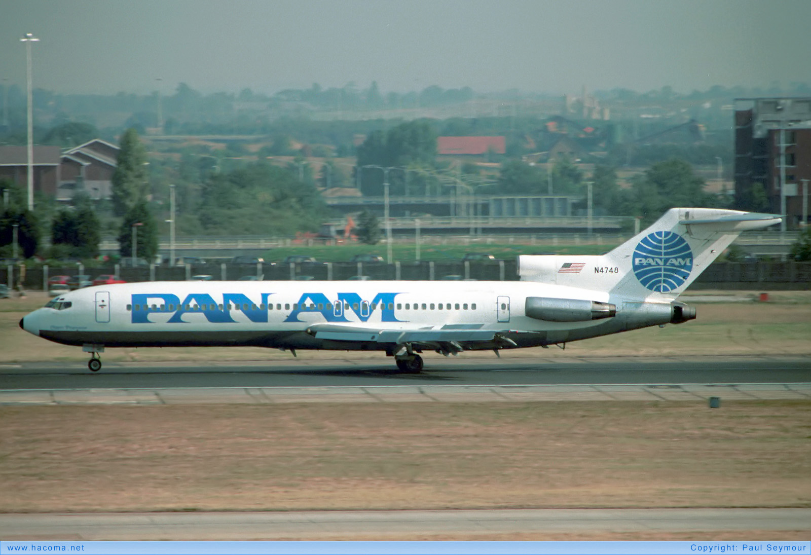 Photo of N4748 - Pan Am Clipper Progressive - London Heathrow Airport - Aug 5, 1989
