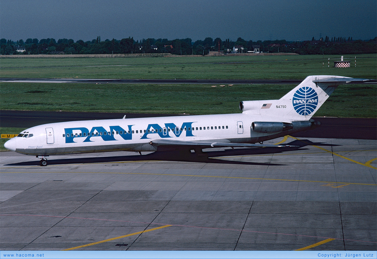 Photo of N4750 - Pan Am Clipper Rapid - Dusseldorf Airport - 1988