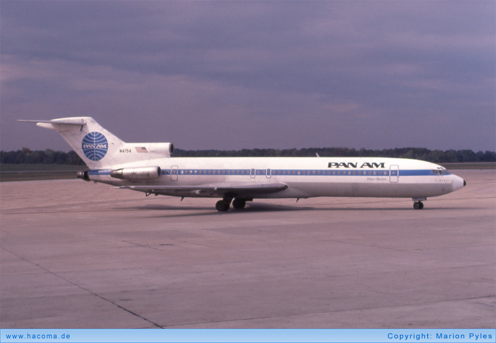 Photo of N4754 - Pan Am Clipper Resolute - Cincinnati/Northern Kentucky International Airport - Oct 1983