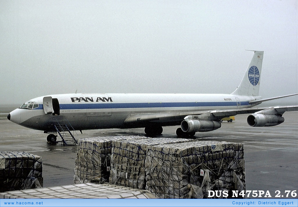 Photo of N475PA - Pan Am Clipper Sea Serpent - Dusseldorf Airport - Feb 1976