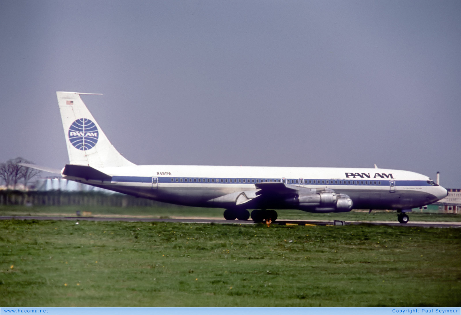 Photo of N491PA - Pan Am Clipper Chariot of Fame / Sweet Adeline - London Heathrow Airport - May 22, 1977