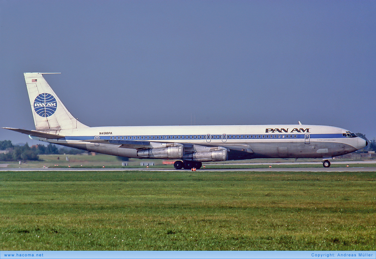 Photo of N496PA - Pan Am Clipper Northern Eagle - Munich-Riem Airport - Oct 7, 1978