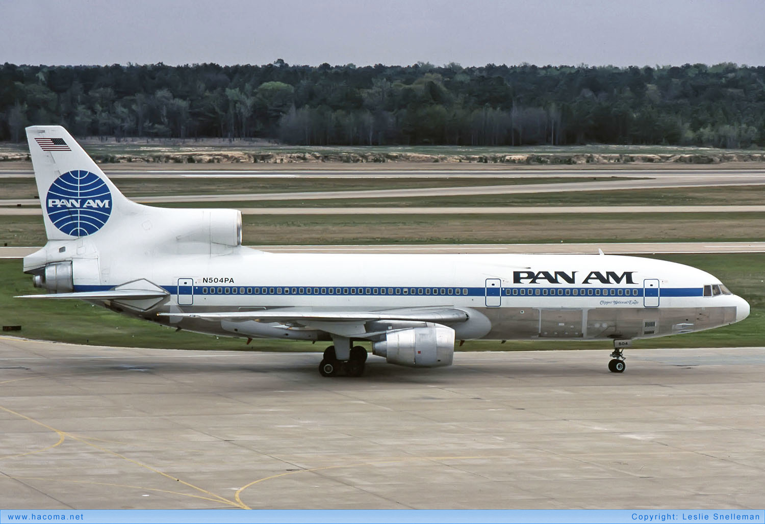 Photo of N504PA - Pan Am Clipper National Eagle - Houston Intercontinental Airport - Mar 17, 1981