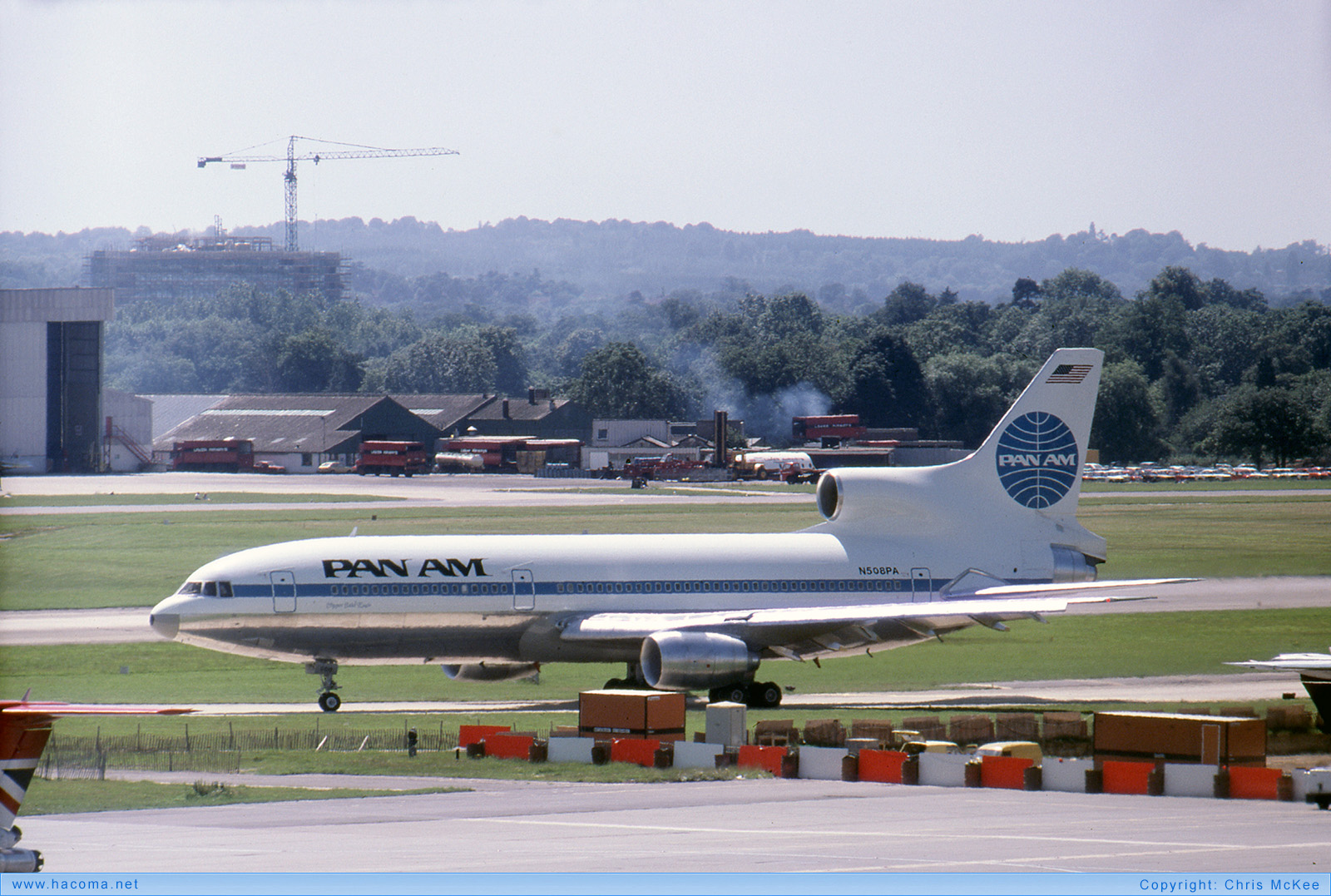 Photo of N508PA - Pan Am Clipper Bald Eagle - Gatwick Airport - Jul 24, 1980