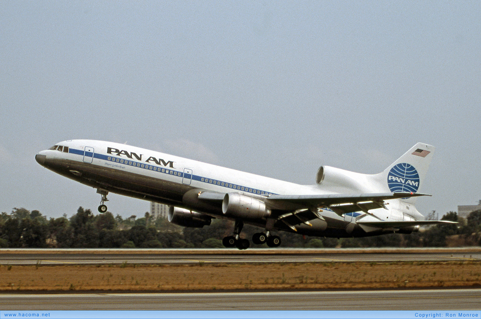 Photo of N509PA - Pan Am Clipper Golden Eagle - Los Angeles International Airport - Aug 1980