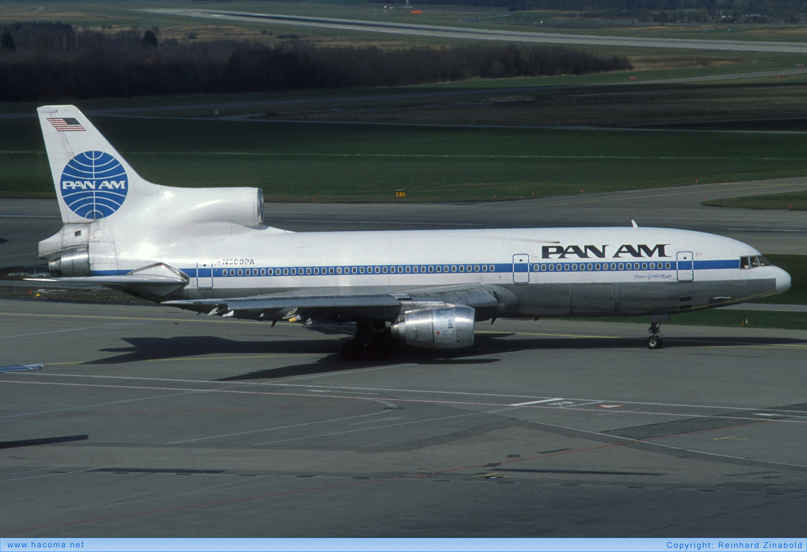 Foto von N509PA - Pan Am Clipper Golden Eagle - Flughafen Zürich - 03.1983