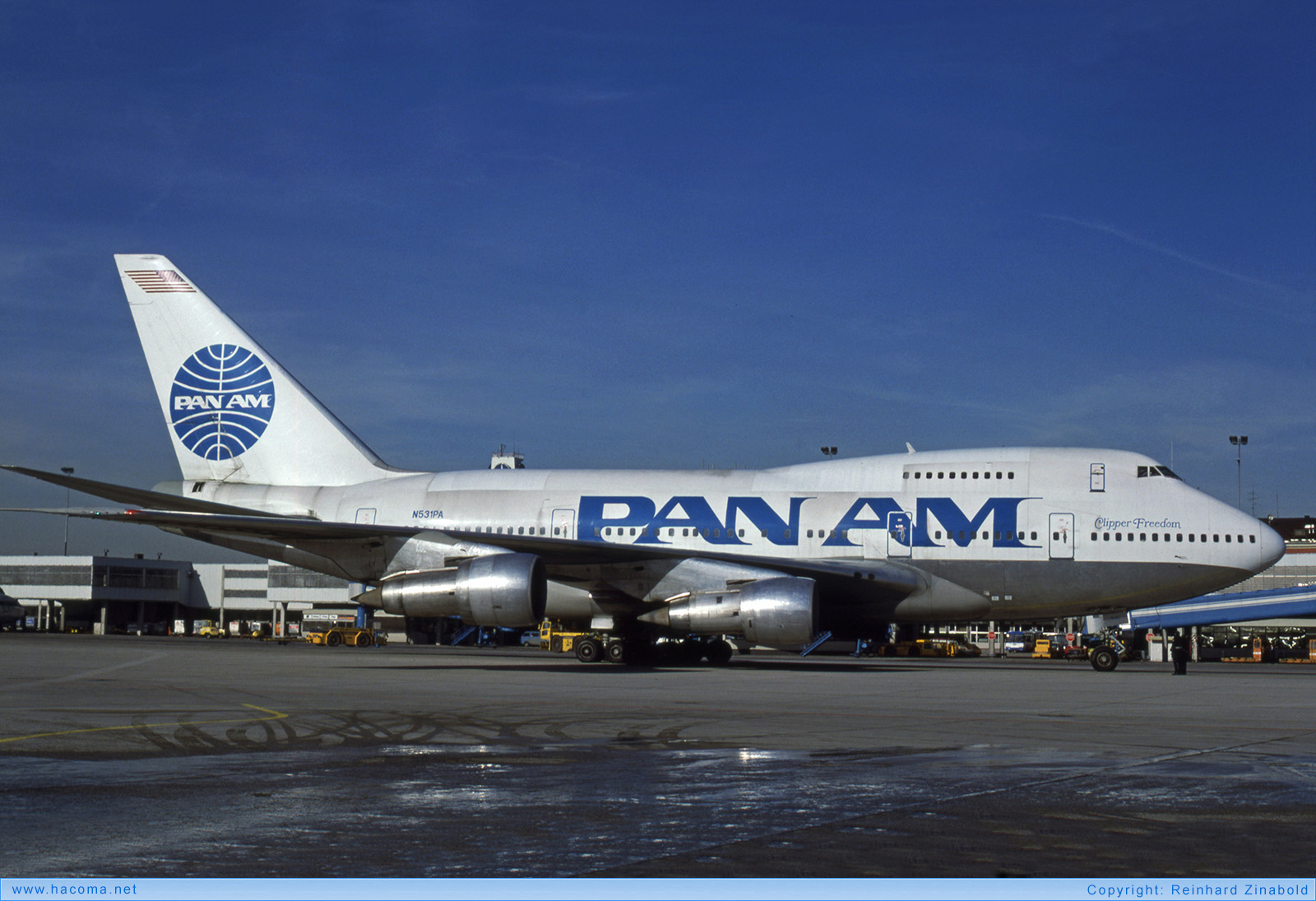 Photo of N531PA - Pan Am Clipper Liberty Bell / Freedom - Munich-Riem Airport - Jan 1986