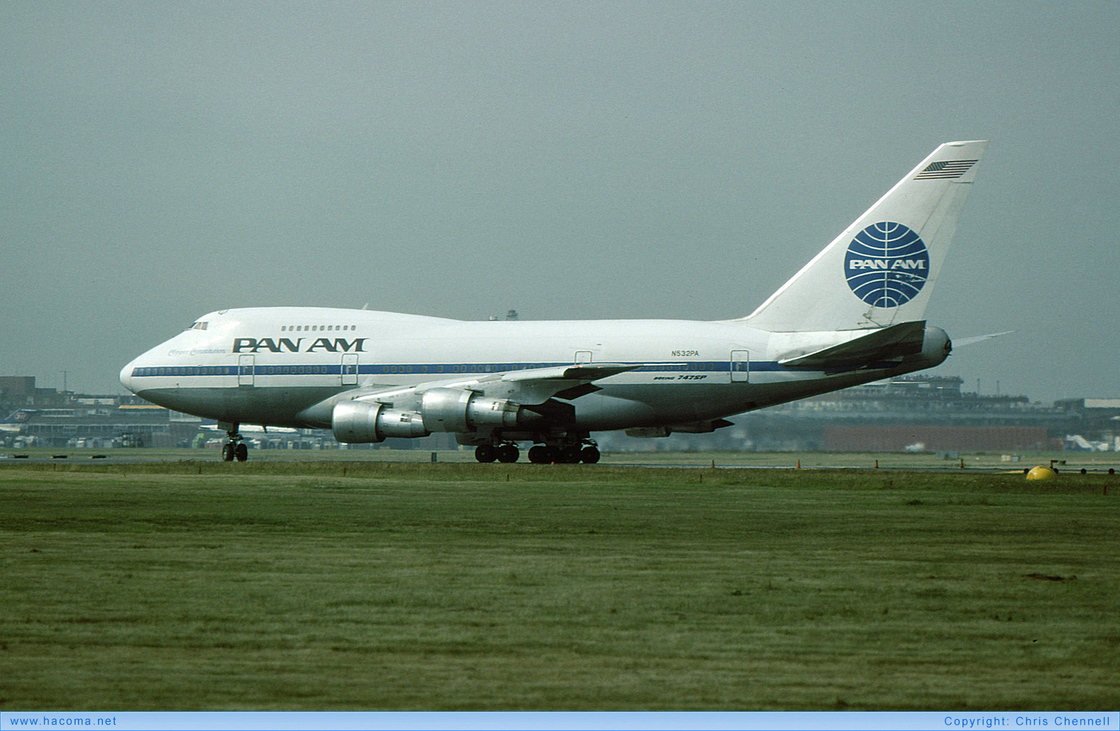 Foto von N532PA - Pan Am Clipper Constitution / KISS Special - London Heathrow Airport - 27.08.1979