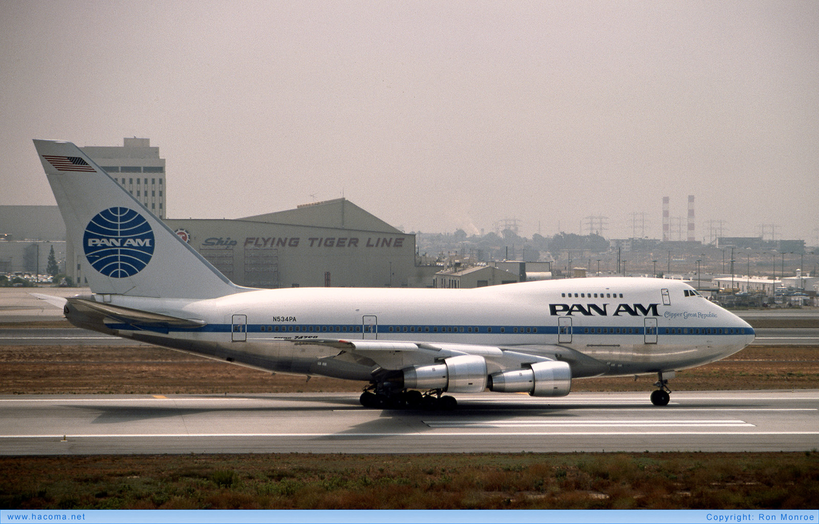 Photo of N534PA - Pan Am Clipper Great Republic - Los Angeles International Airport - Jul 1976