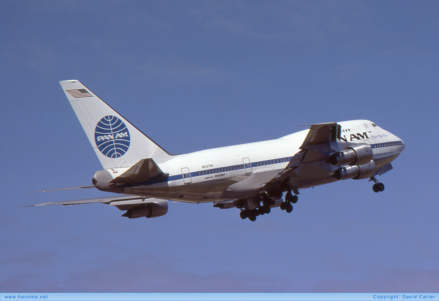 Photo of N537PA - Pan Am Clipper High Flyer / Washington - Sydney Airport - Apr 1979