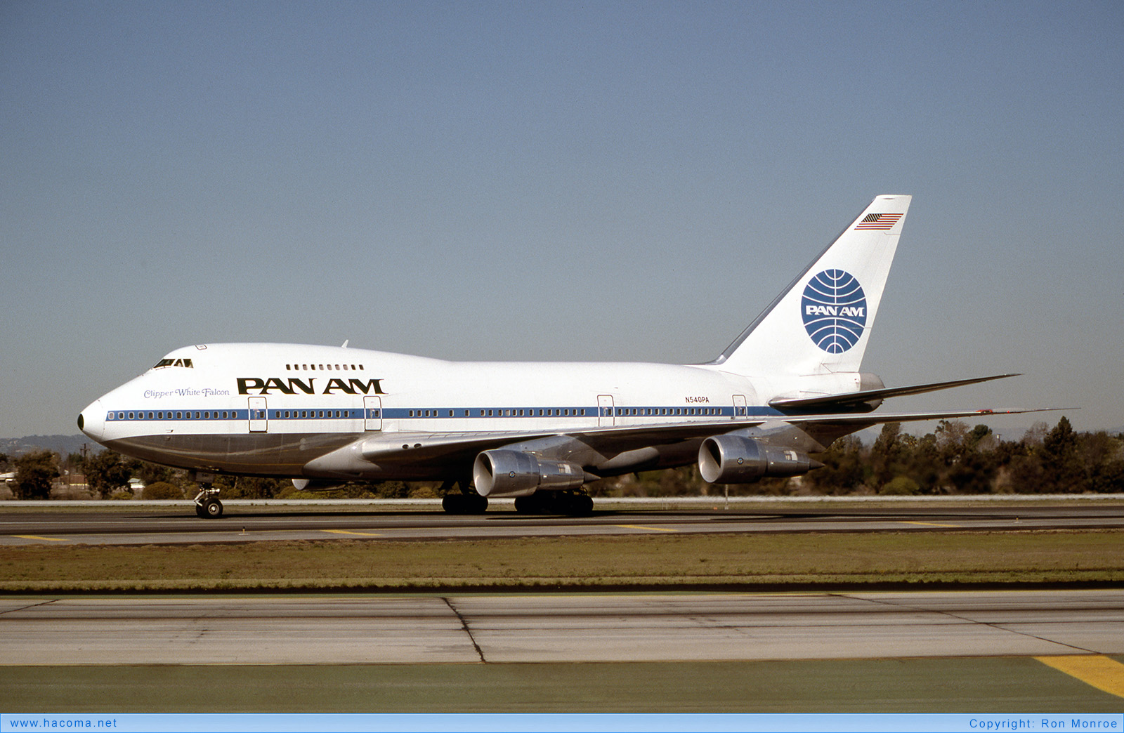 Foto von N540PA - Pan Am Clipper White Falcon / Flying Arrow / Star of the Union / China Clipper - Los Angeles International Airport - 03.1980