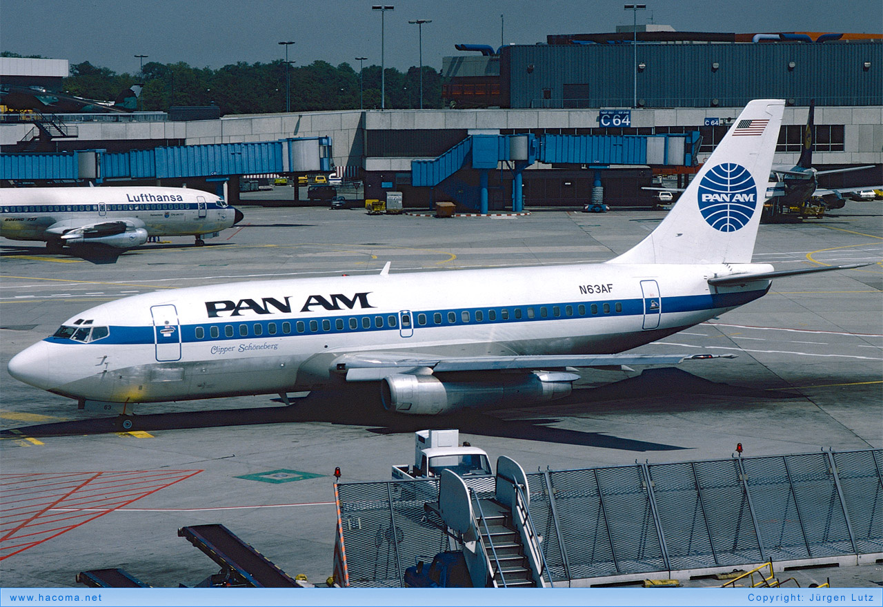 Photo of N63AF - Pan Am Clipper Schoeneberg / Poland / Hornet - Frankfurt International Airport - 1982