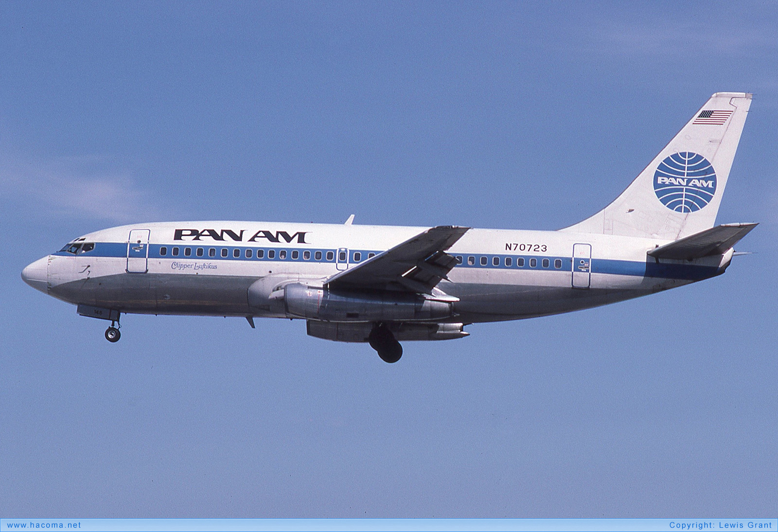 Photo of N70723 - Pan Am Clipper Luftikus / Dawn - Miami International Airport - Nov 21, 1987