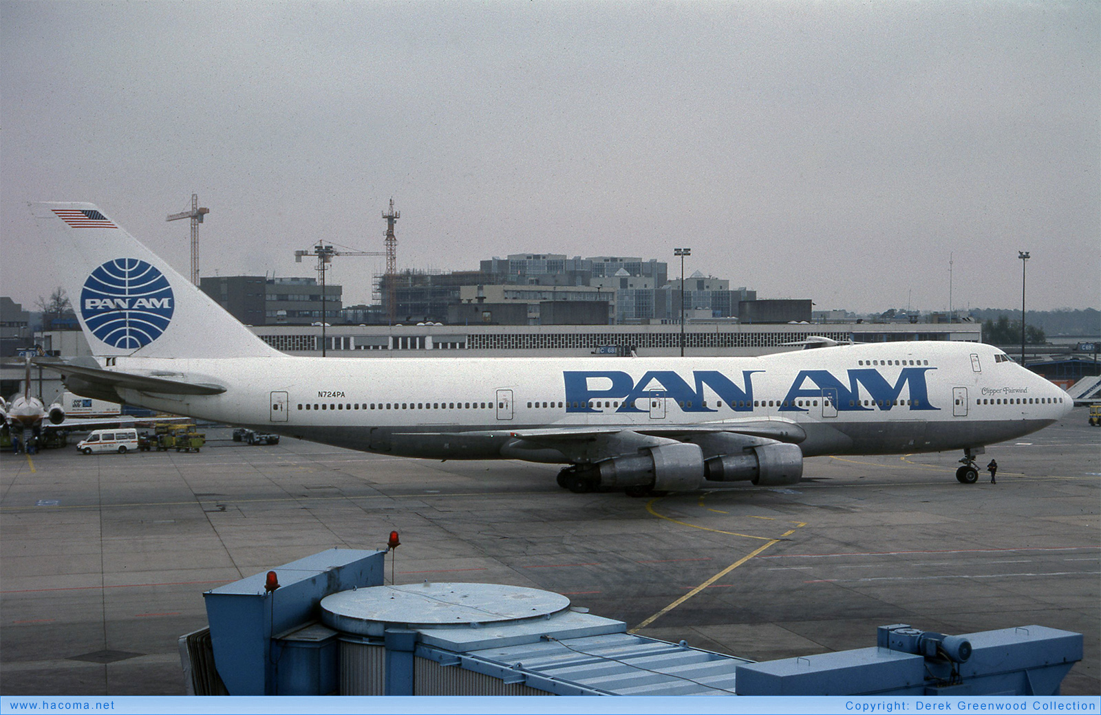Photo of N724PA - Pan Am Clipper Fairwind - Frankfurt International Airport - Jul 1990